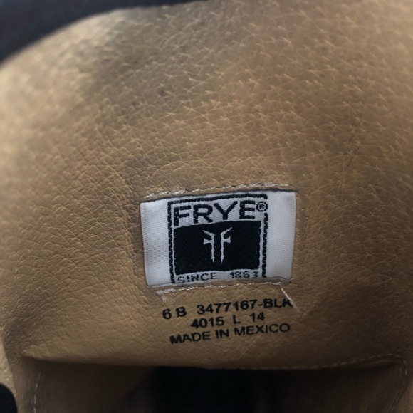 Frye black Melissa tall riding boots - size 6 - Picture 5 of 5